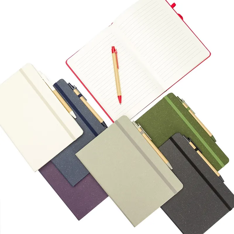 Cadernetas personalizáveis em diferentes cores